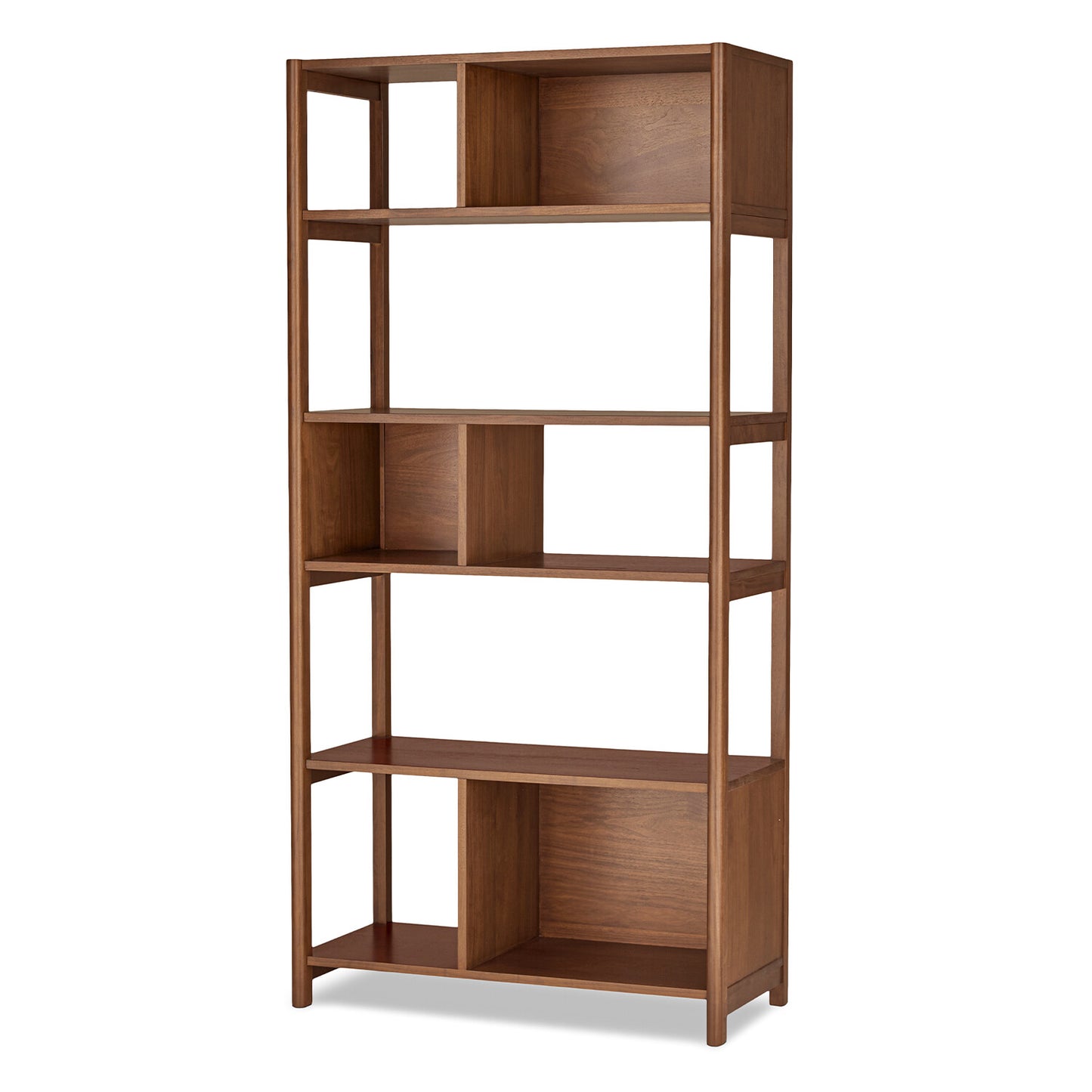 Solid Wood Bookshelf for Living Room