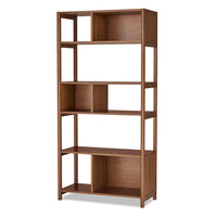Solid Wood Bookshelf for Living Room