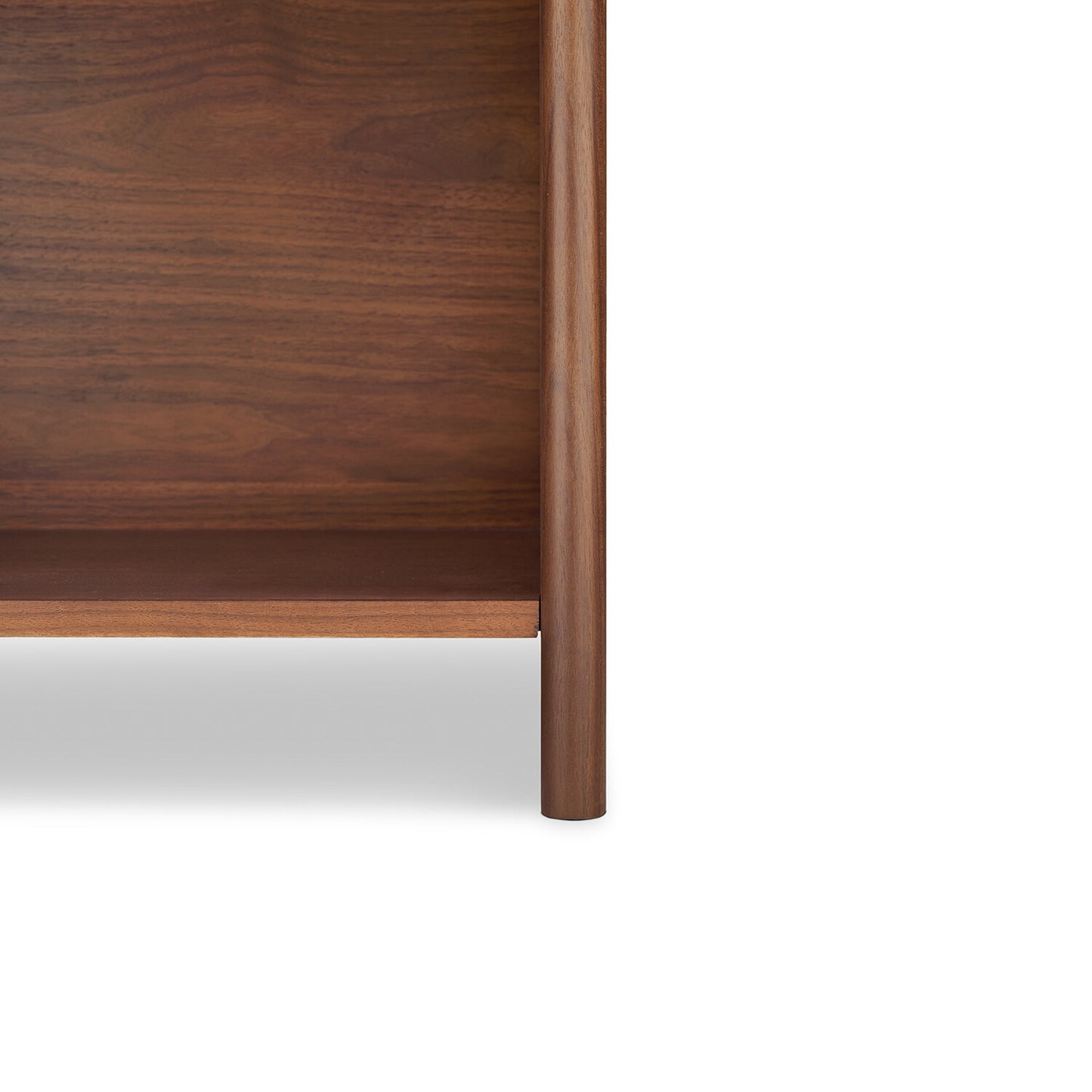 Solid Wood Bookshelf for Living Room