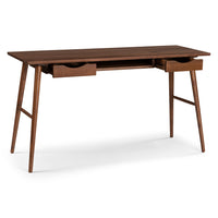 Solid Wood Study Desk with Drawers Study Room
