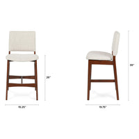 Wooden Bar Stool & Chair Living Storage