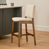 Wooden Bar Stool & Chair Living Storage