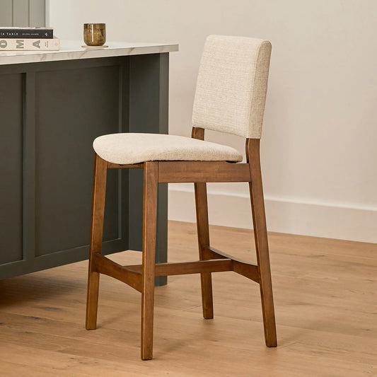 Wooden Bar Stool & Chair Living Storage