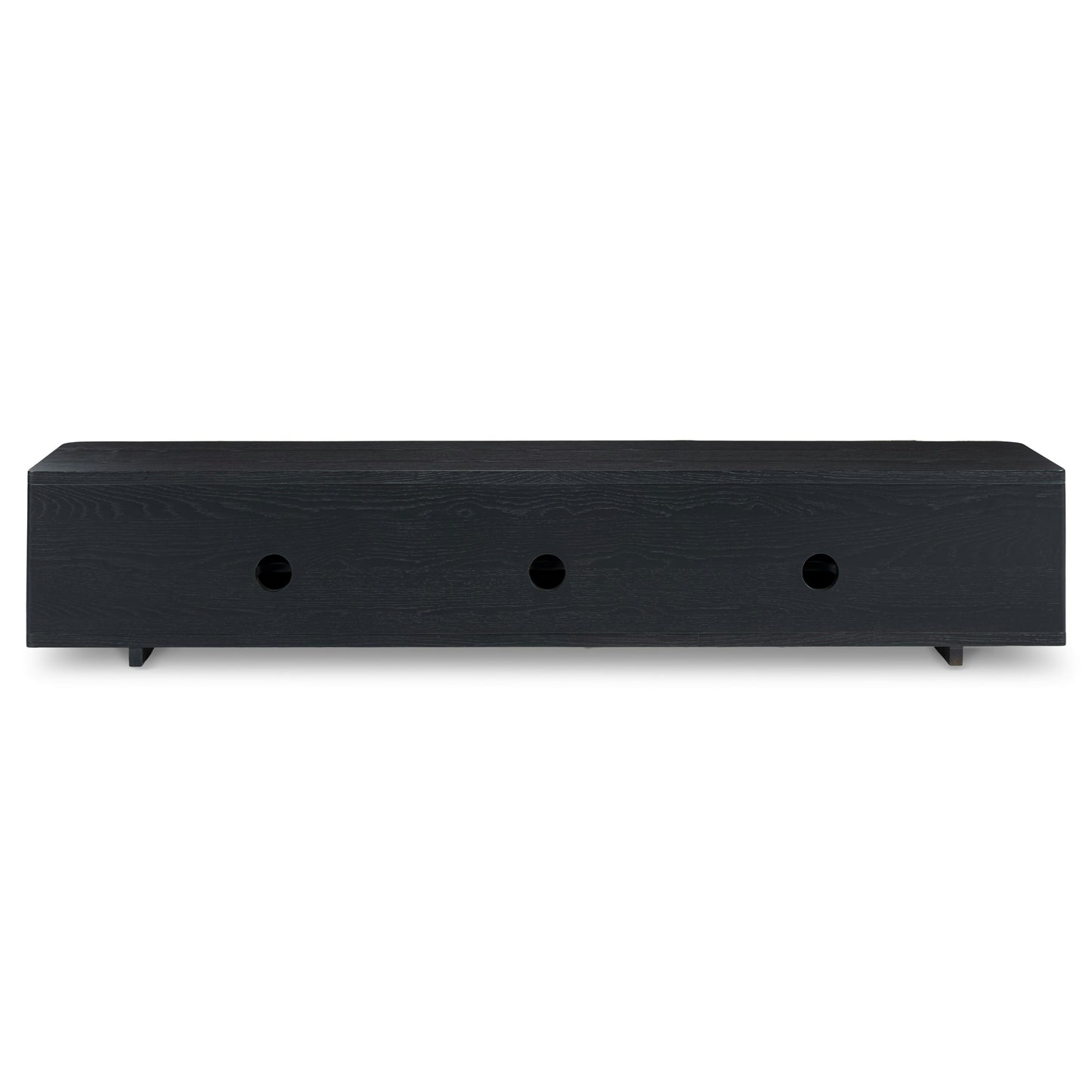 Solid Wood TV Cabinet with Storage for Media Unit