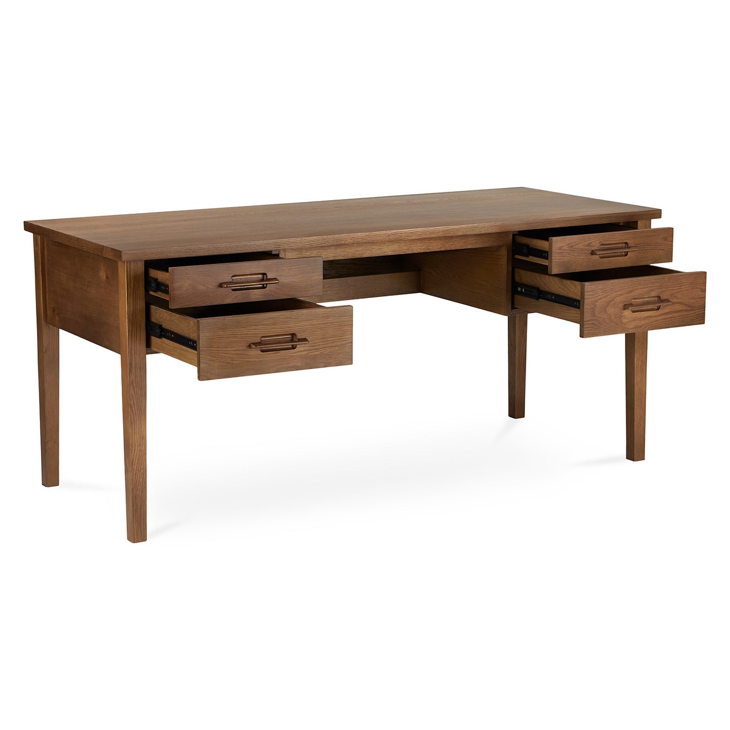 Solid Wood Study Table with Drawers Study Room