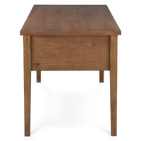 Solid Wood Study Table with Drawers Study Room