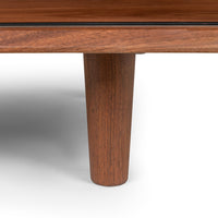 Solid Wood Upholstered Storage Bench with Sliding Doors
