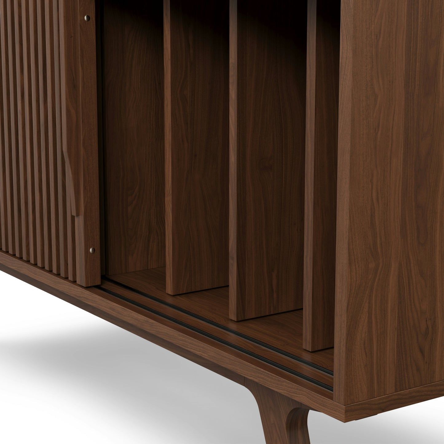 Solid Wood Sideboard Cabinet with Storage for Living Room