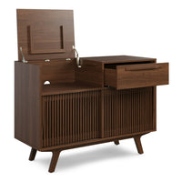 Solid Wood Sideboard Cabinet with Storage for Living Room