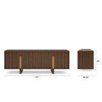 Wooden TV Cabinet with Storage for Living Storage