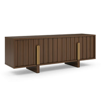 Wooden TV Cabinet with Storage for Living Storage