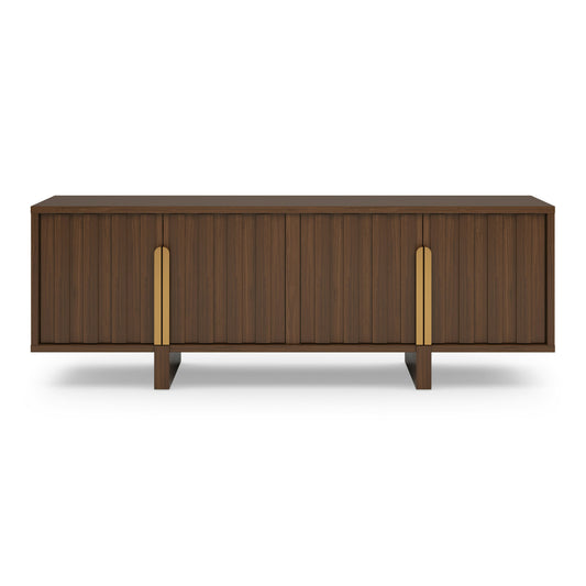 Wooden TV Cabinet with Storage for Living Storage
