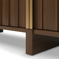 Wooden TV Cabinet with Storage for Living Storage
