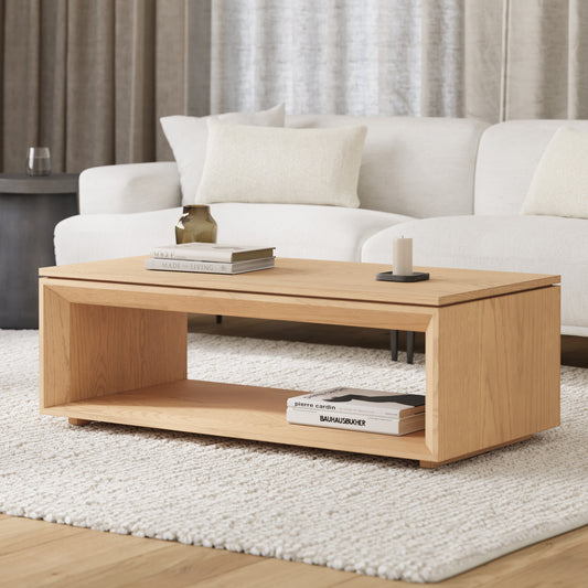 Wooden Coffee Table Set for Living Room