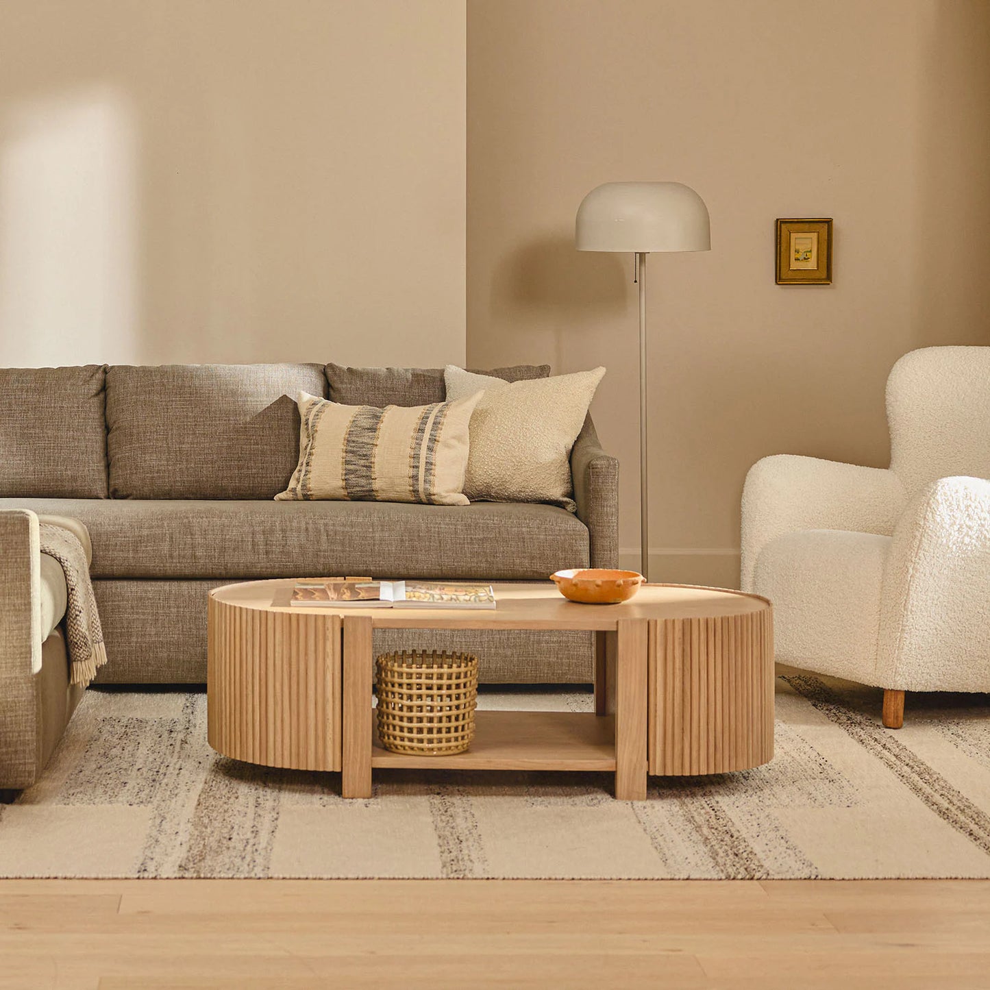 Solid Wood Center Table for Living Room