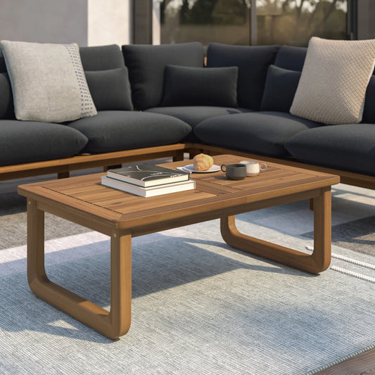 Solid Wood Coffee Table for Living Room
