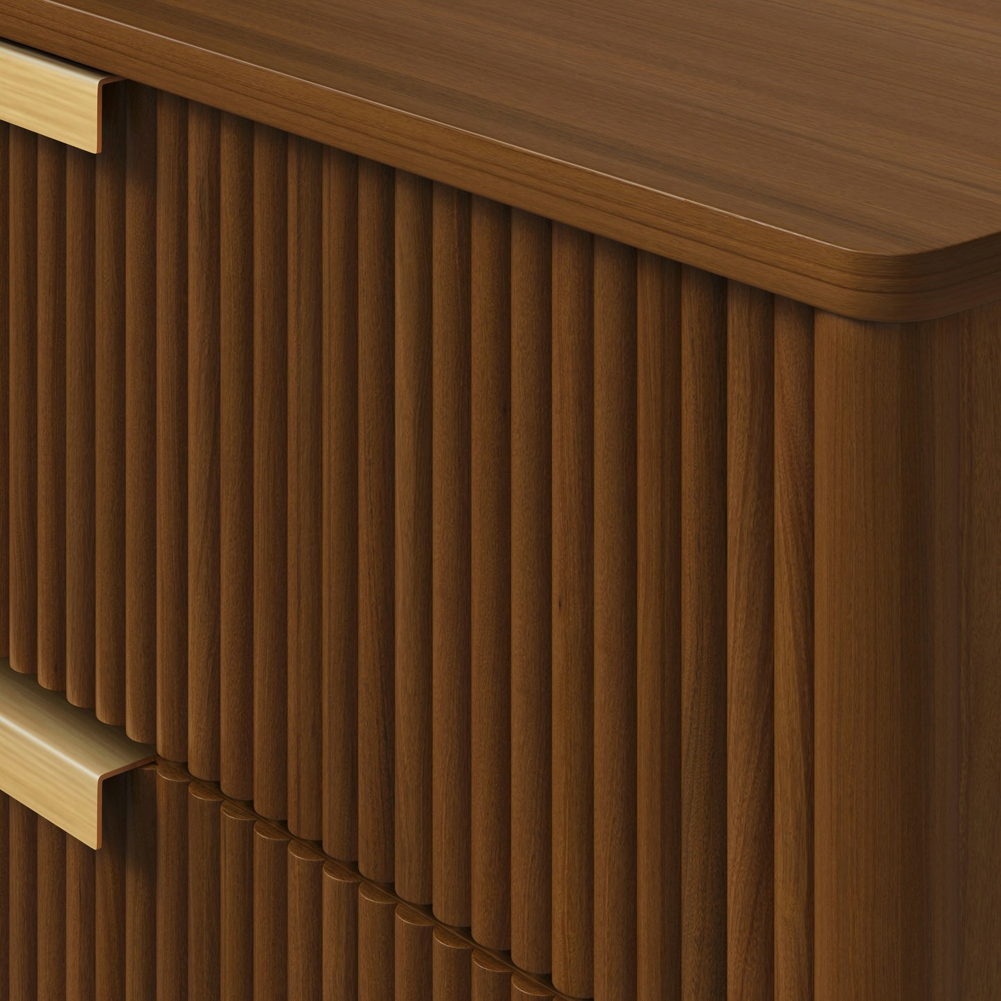 Wooden TV Cabinet with Storage for Media Unit