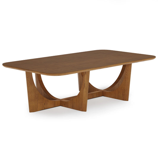 Solid Wood Rectangular Center Table for Living Room