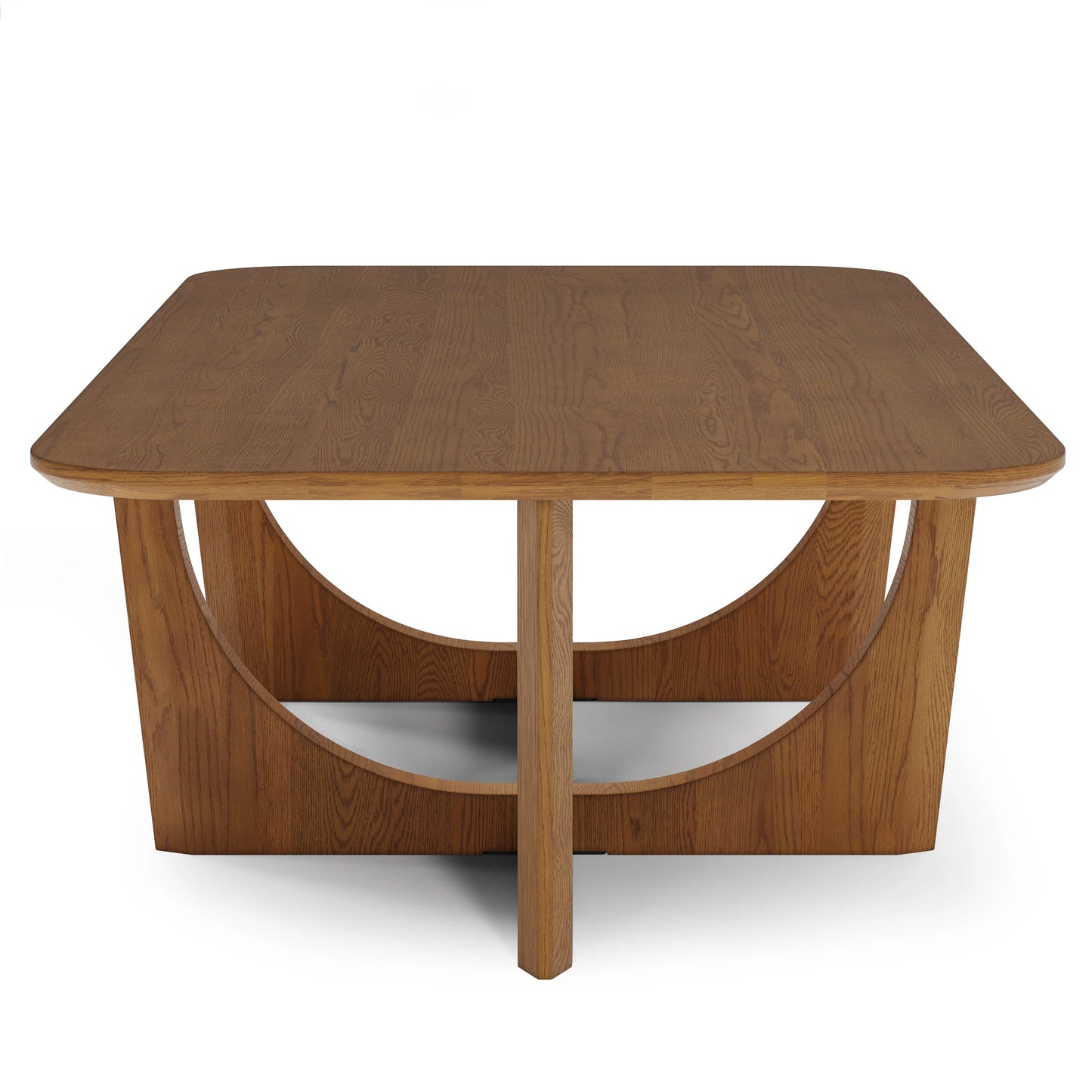 Solid Wood Rectangular Center Table for Living Room