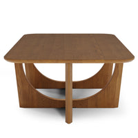 Solid Wood Rectangular Center Table for Living Room