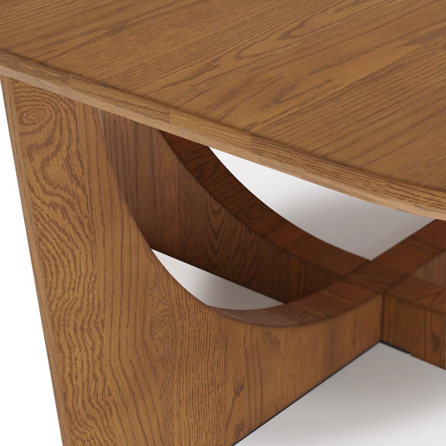 Solid Wood Rectangular Center Table for Living Room