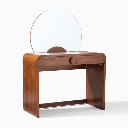 Wooden Dressing Table with Mirror for Bedroom
