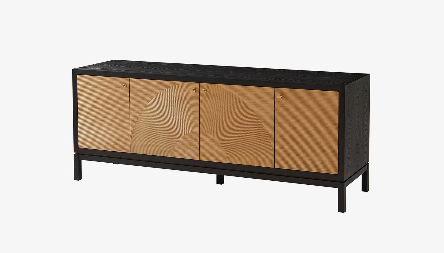 Wooden Sideboard Cabinet with Storage for Living Room