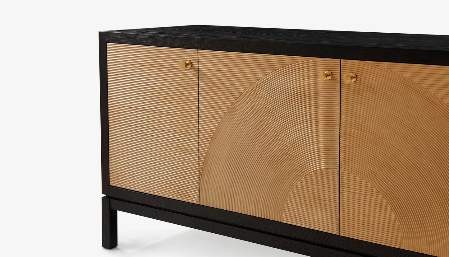 Wooden Sideboard Cabinet with Storage for Living Room