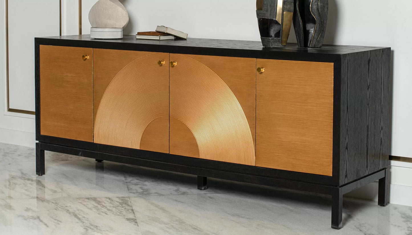 Wooden Sideboard Cabinet with Storage for Living Room