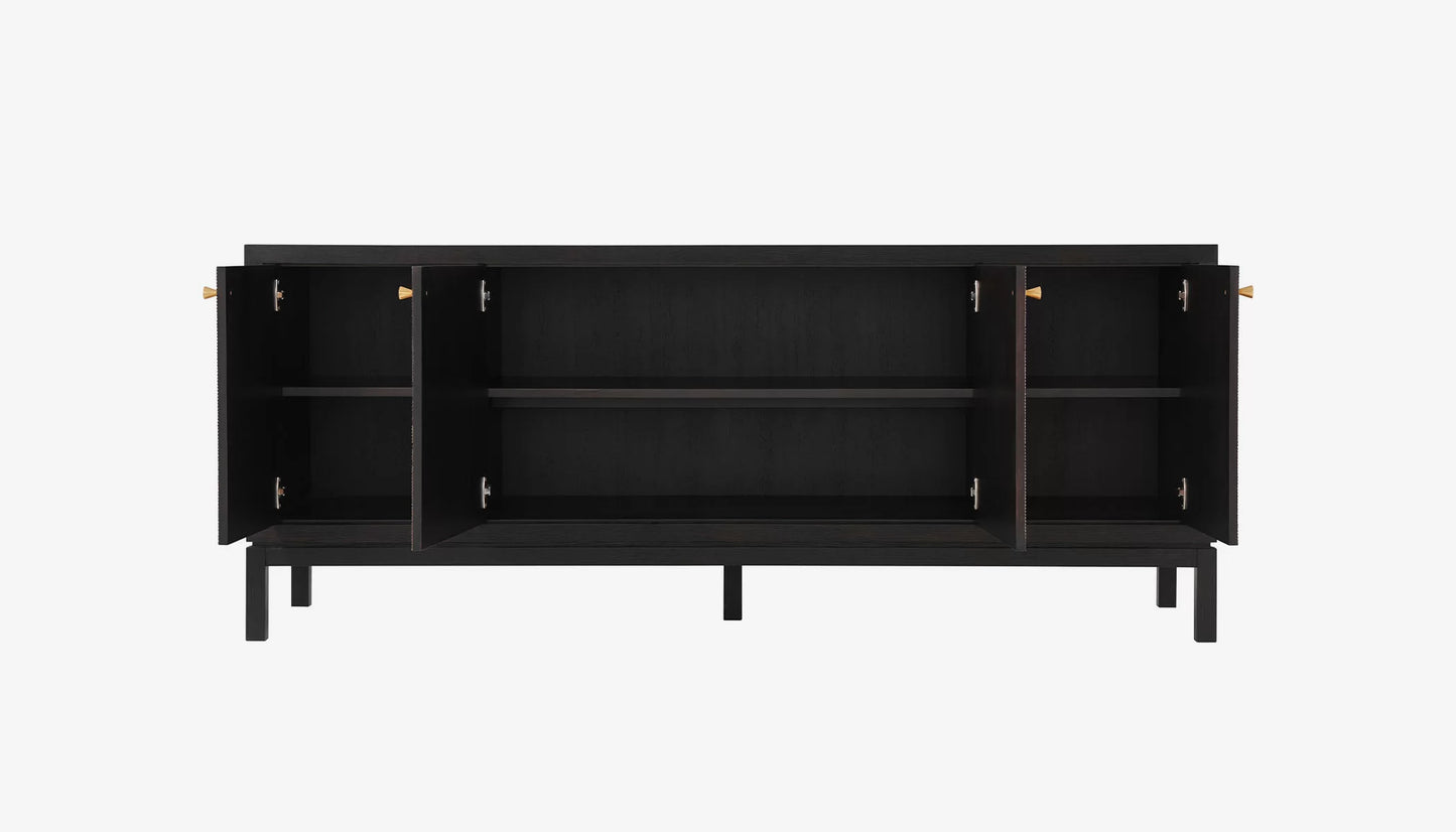 Wooden Sideboard Cabinet with Storage for Living Room