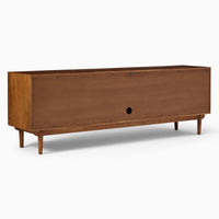 Solid Wood TV Unit in Natural Finish for Living Room