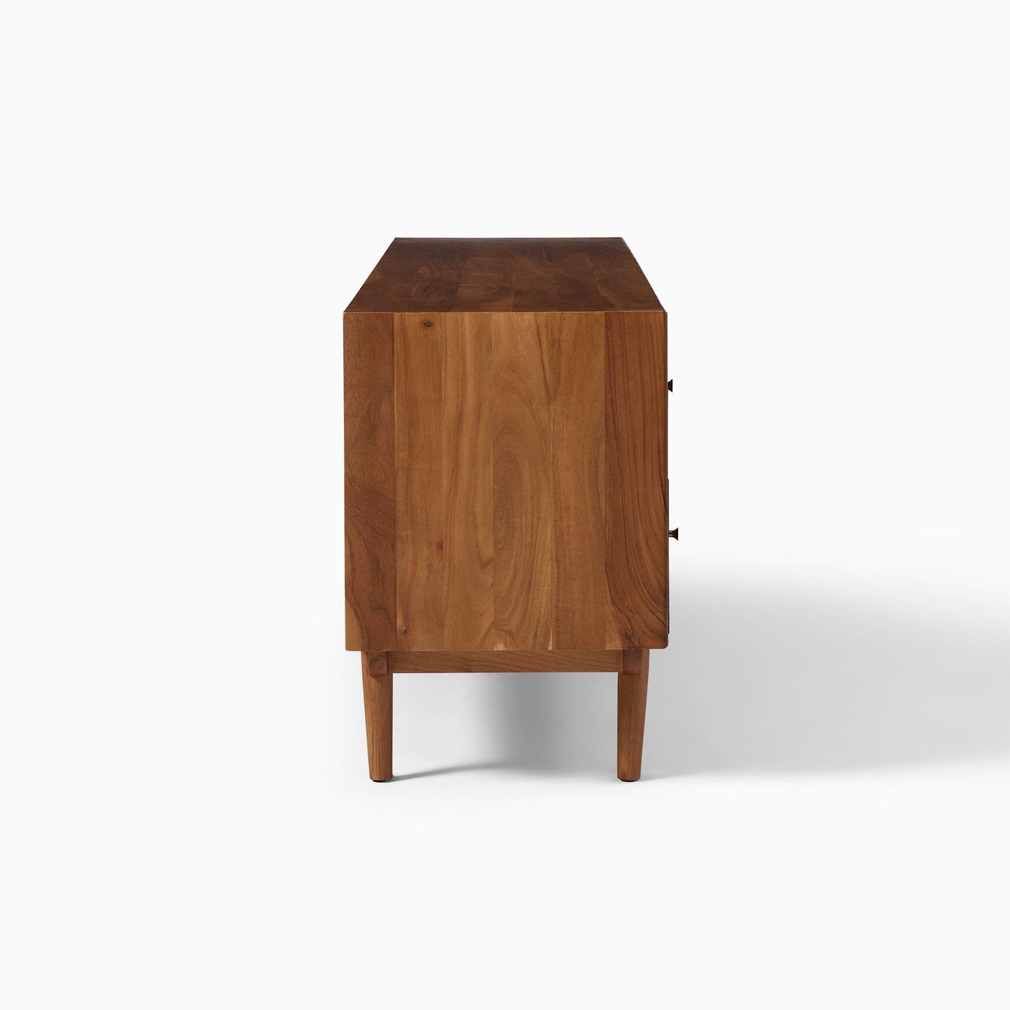 Solid Wood TV Unit in Natural Finish for Living Room