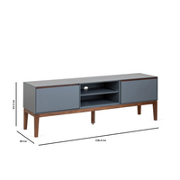 Wooden TV unit with Storage for Entertainment Space