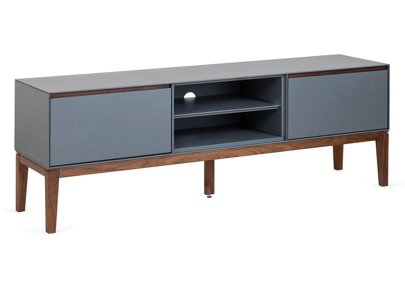 Wooden TV unit with Storage for Entertainment Space