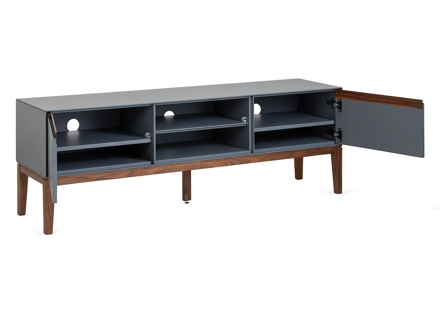 Wooden TV unit with Storage for Entertainment Space