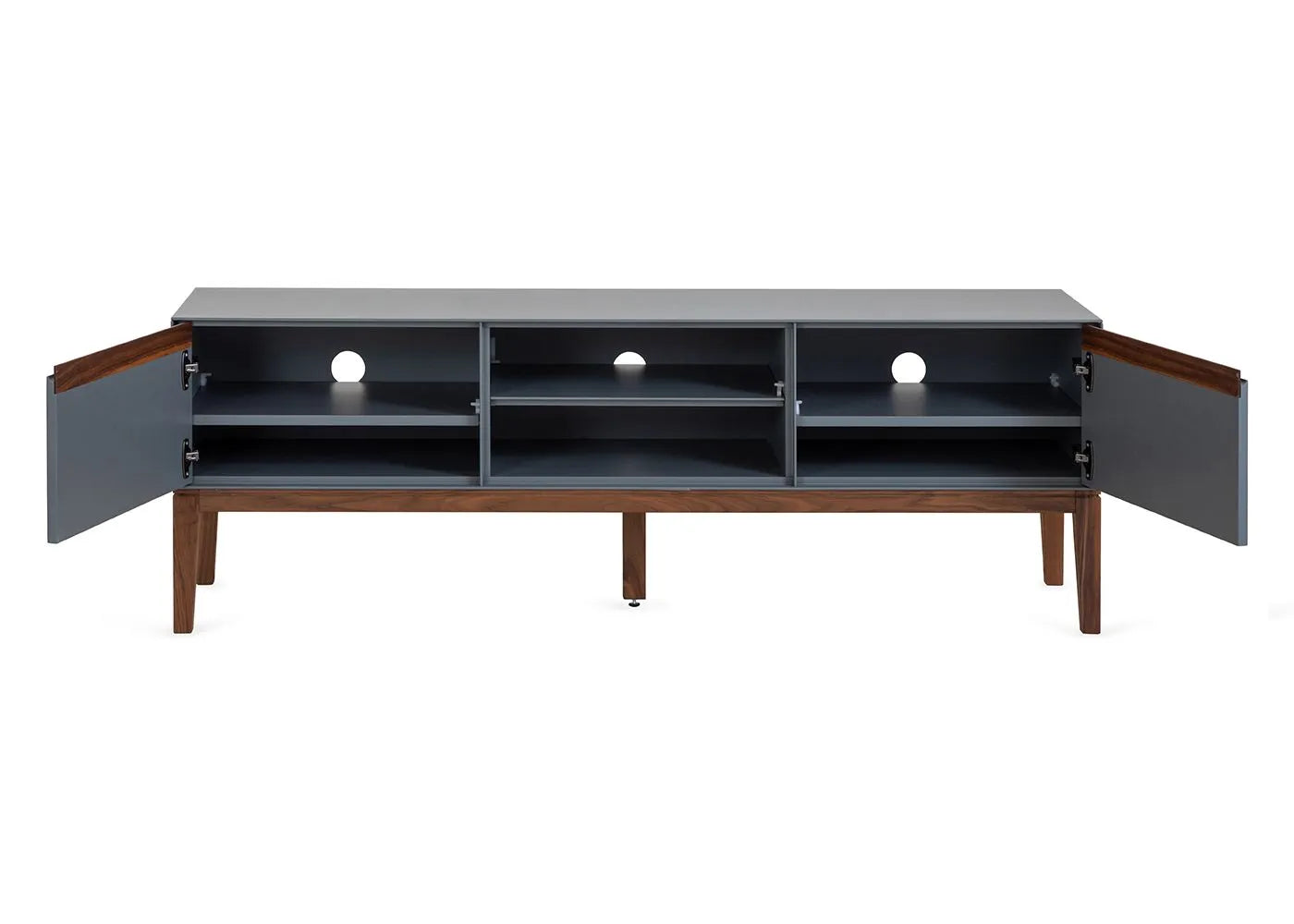 Wooden TV unit with Storage for Entertainment Space