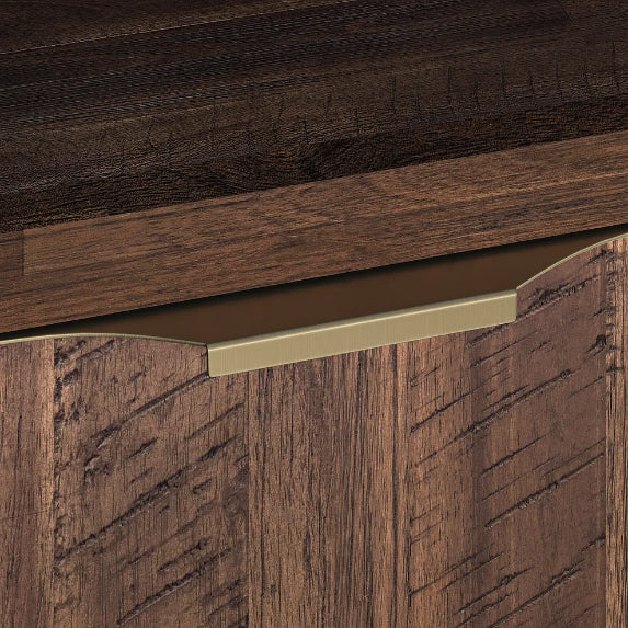 Solid Wood Bookshelf for Living Storage
