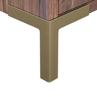Solid Wood Bookshelf for Living Storage