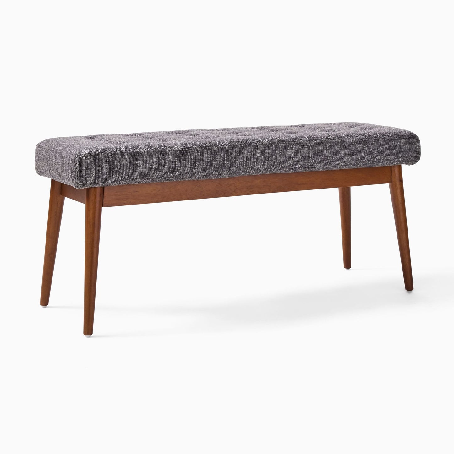 Wooden Tufted Bench | Upholstered Entryway Seating