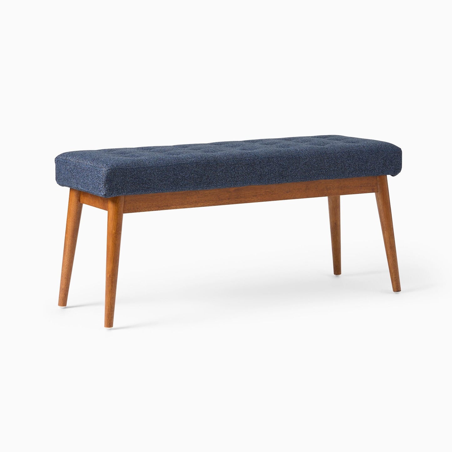 Wooden Tufted Bench | Upholstered Entryway Seating