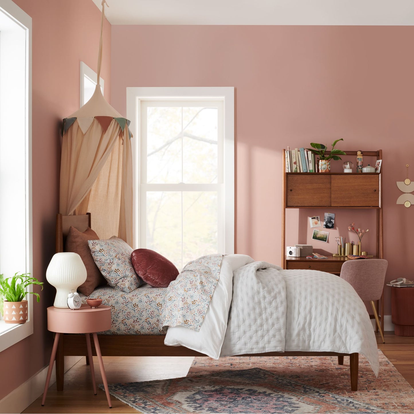Solid Wood Single Bed for Kids Bedroom