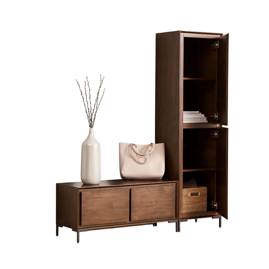 Solid Wood Shoe Rack for Living Storage
