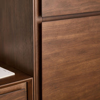 Solid Wood Shoe Rack for Living Storage