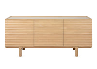 Solid Wood Sideboard Cabinet with Storage for Living Room