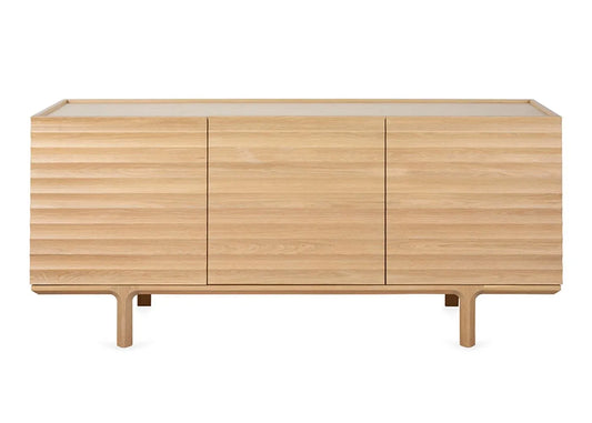 Solid Wood Sideboard Cabinet with Storage for Living Room
