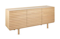 Solid Wood Sideboard Cabinet with Storage for Living Room