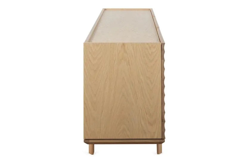 Solid Wood Sideboard Cabinet with Storage for Living Room