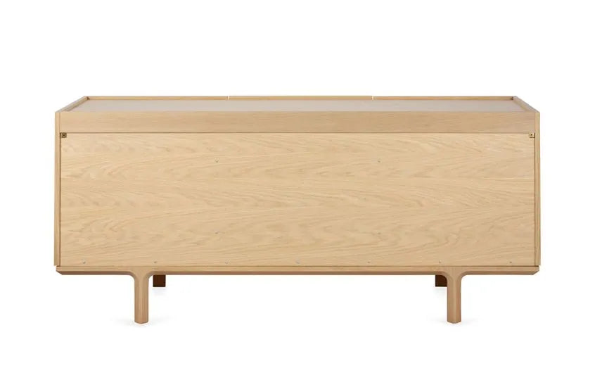 Solid Wood Sideboard Cabinet with Storage for Living Room