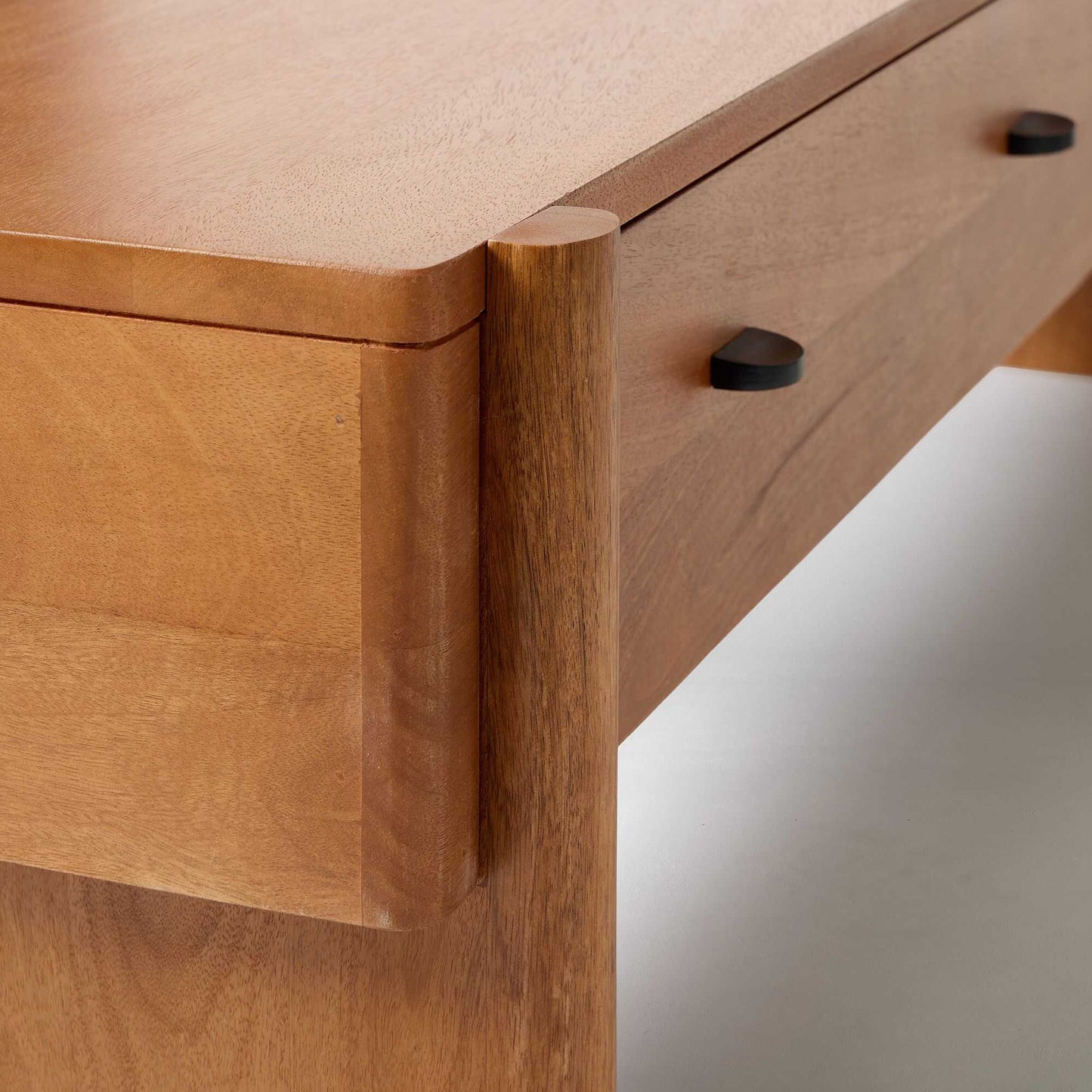 Solid Wood Storage Bench with Drawers