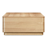 Solid Wood Coffee Table with Drawer for Living Room